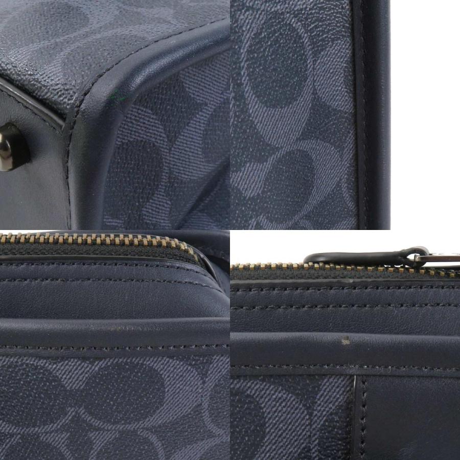COACH コーチ　ビジネスバッグ　ショルダー　2way レザー　ネイビー　希少 オールドコーチ ネイビー ターンロック ショルダーバッグ COACH レザー バッグ