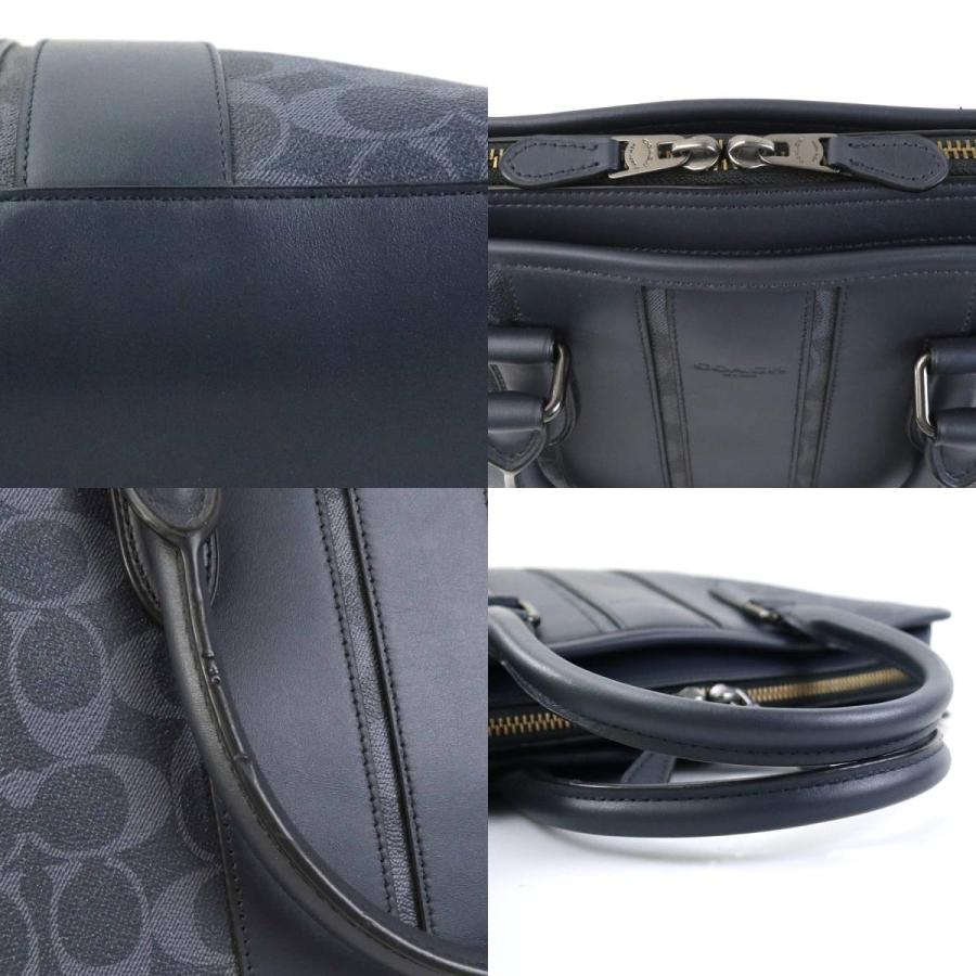 COACH コーチ　ビジネスバッグ　ショルダー　2way レザー　ネイビー　希少 COACH（コーチ） ショルダーバッグ 2WAY ハンドバッグ レディース バッグ