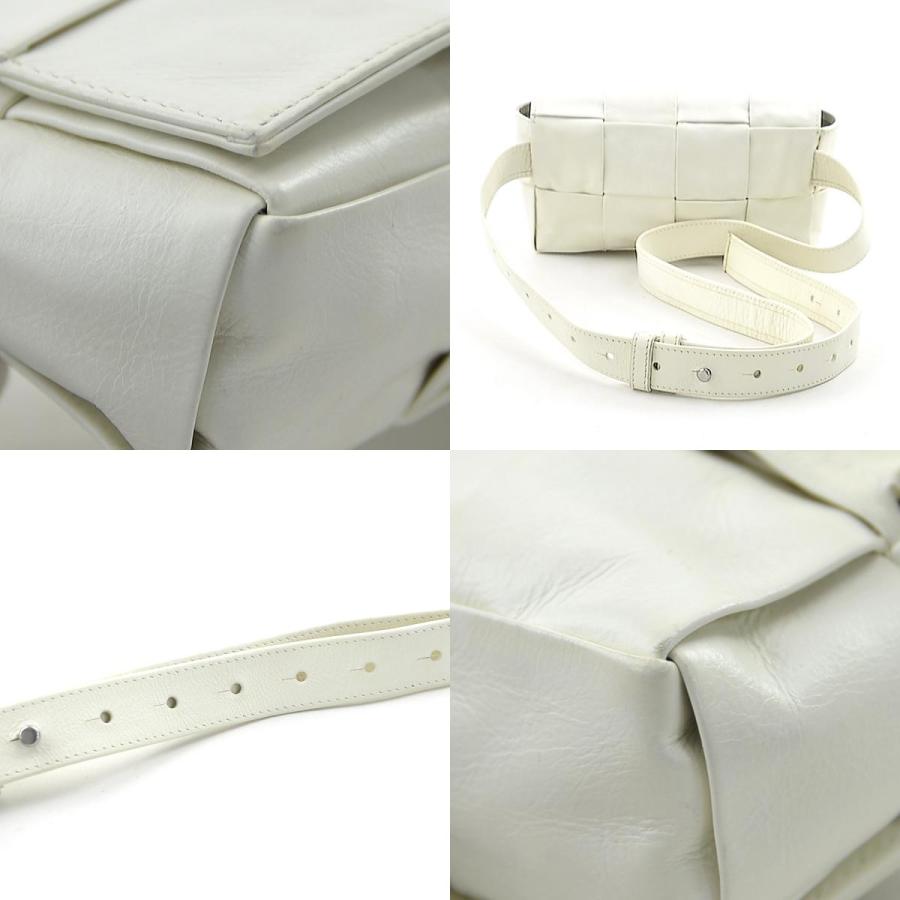 BOTTEGA VENETA ホワイト ボディーバッグ ボッテガヴェネタ BOTTEGAVENETA ウエストバッグ ボディバッグ