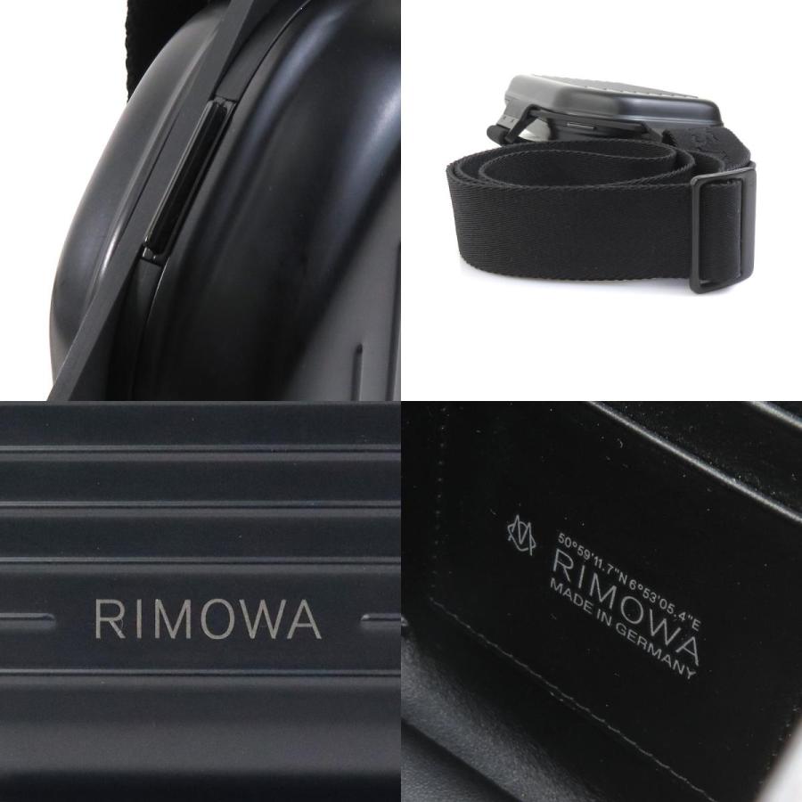 RIMOWA（リモワ） ショルダーバッグ スリングクラッチ アルミ ブラック