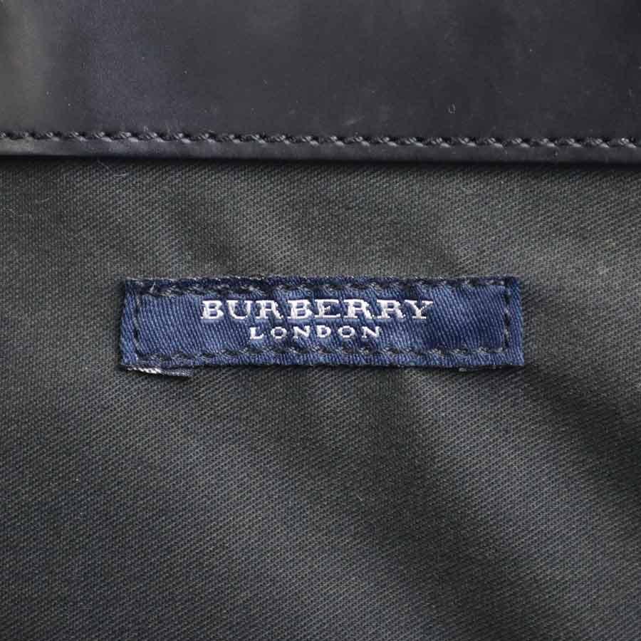 BURBERRY（バーバリー） ハンドバッグ キャンバス/レザー ブラック系