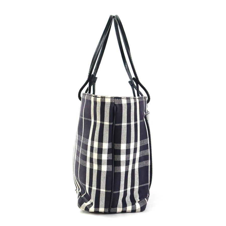 BURBERRY（バーバリー） ハンドバッグ キャンバス/レザー ブラック系