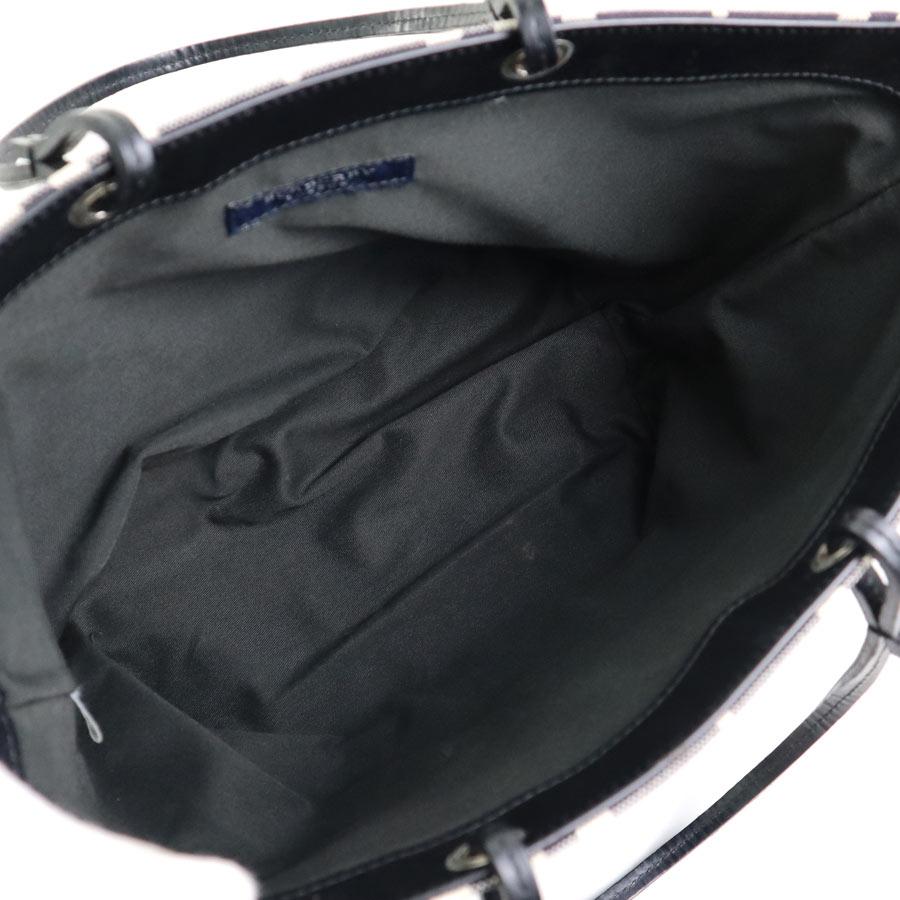 BURBERRY（バーバリー） ハンドバッグ キャンバス/レザー ブラック系