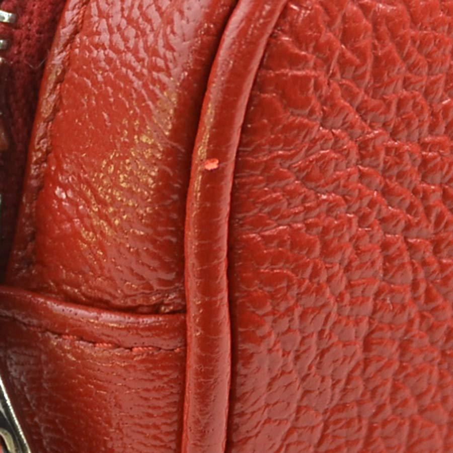miu miu（ミュウミュウ） ショルダーバッグ レザー レッド : ブランド