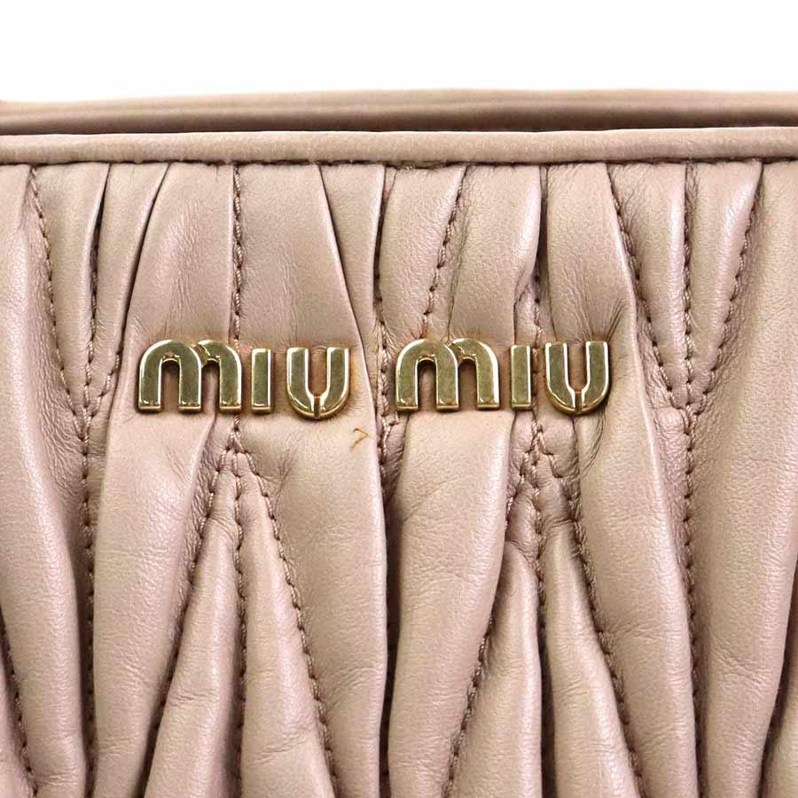 miu miu（ミュウミュウ） ハンドバッグ ショルダーバッグ レザー