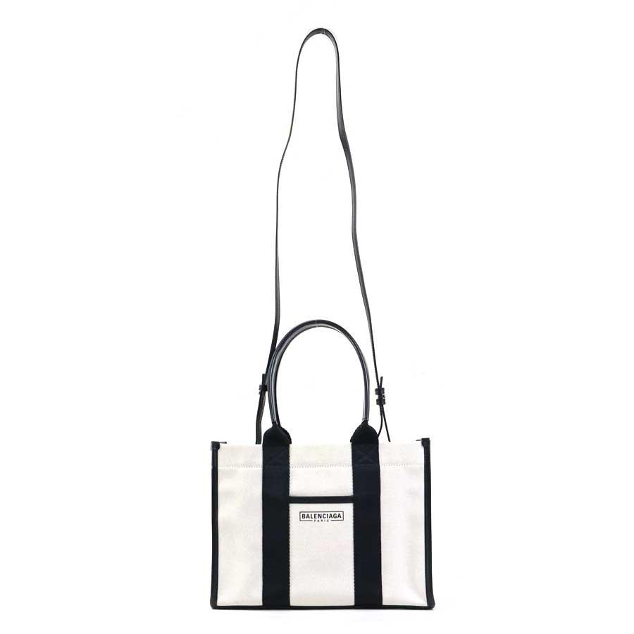 G.Ｗ限定値下げ　BALENCIAGA ハンドバッグ アイボリー/ブラック BALENCIAGA（バレンシアガ） ハンドバッグ ショルダーバッグ