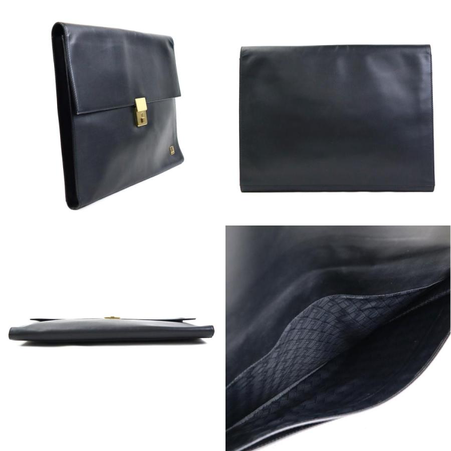 綺麗 ダンヒル 本革 レザー アタッシュケース ビジネス パソコン 収納