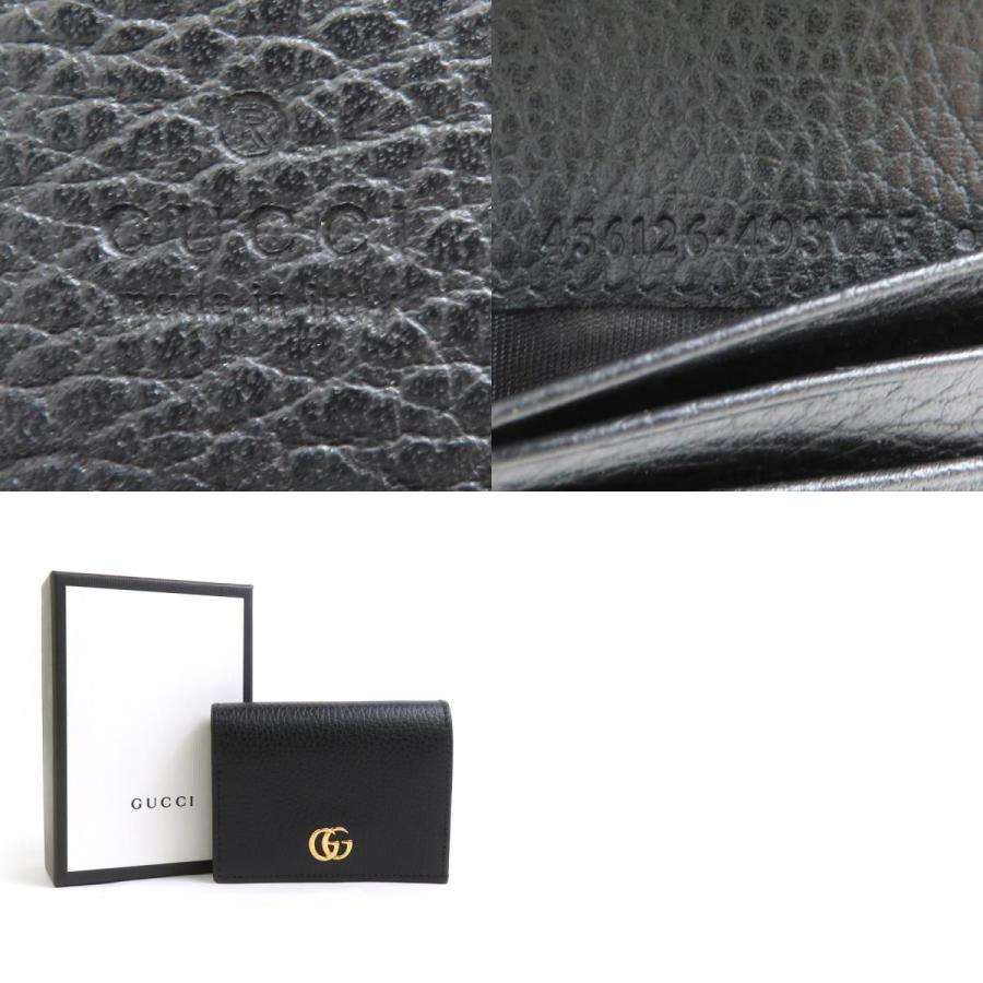 GUCCI（グッチ） 二つ折り財布 レザー ブラック : ブランドバリュー