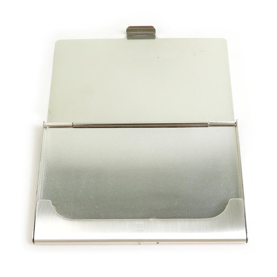 ジバンシィ GIVENCHY 名刺入れ カードケース メタル シルバー