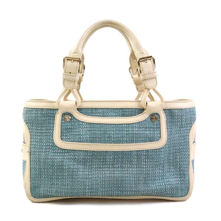 CELINE（セリーヌ） ハンドバッグ ブギーバッグ ストロー/レザー