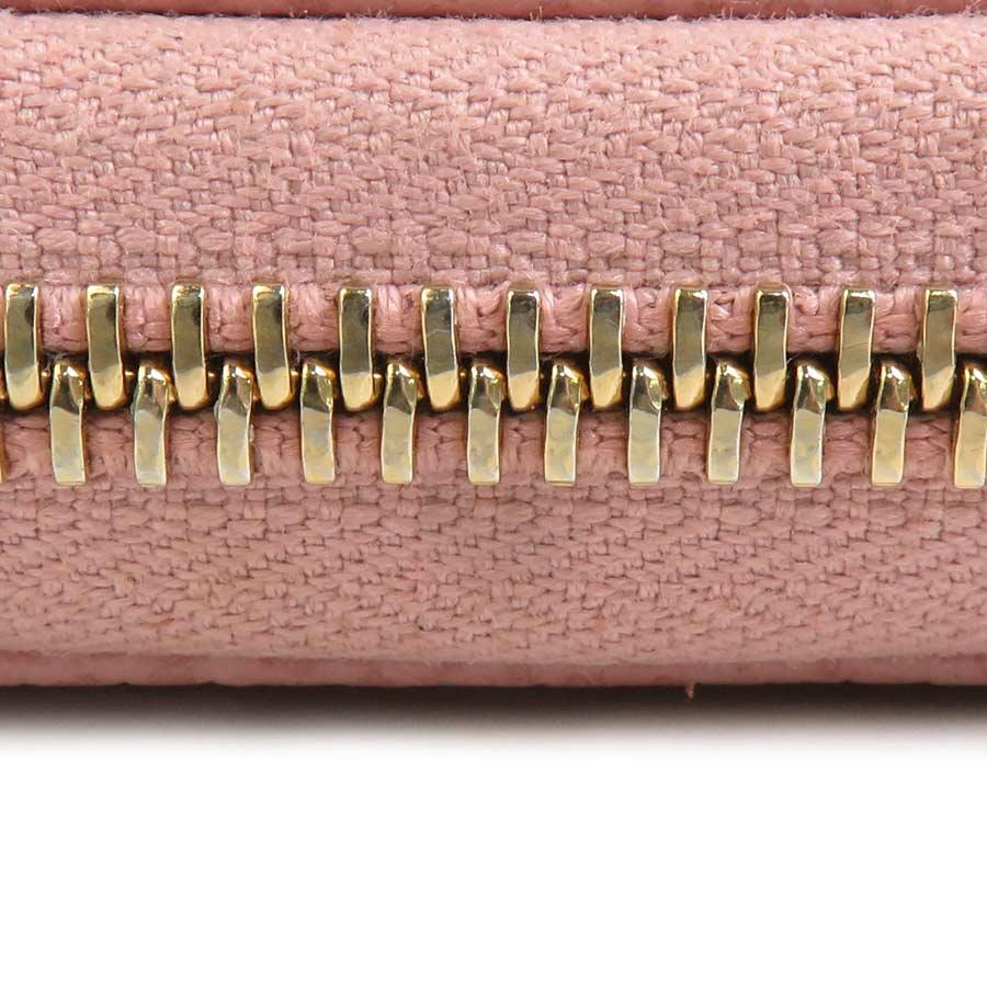 GUCCI グッチ ジャッキー 二つ折り財布 レザー ピンクベージュ系 GUCCI