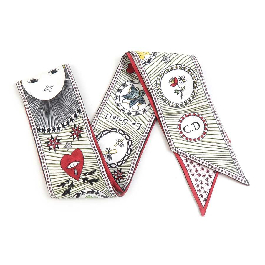 クリスチャンディオール Christian Dior スカーフ ツイリー リボン