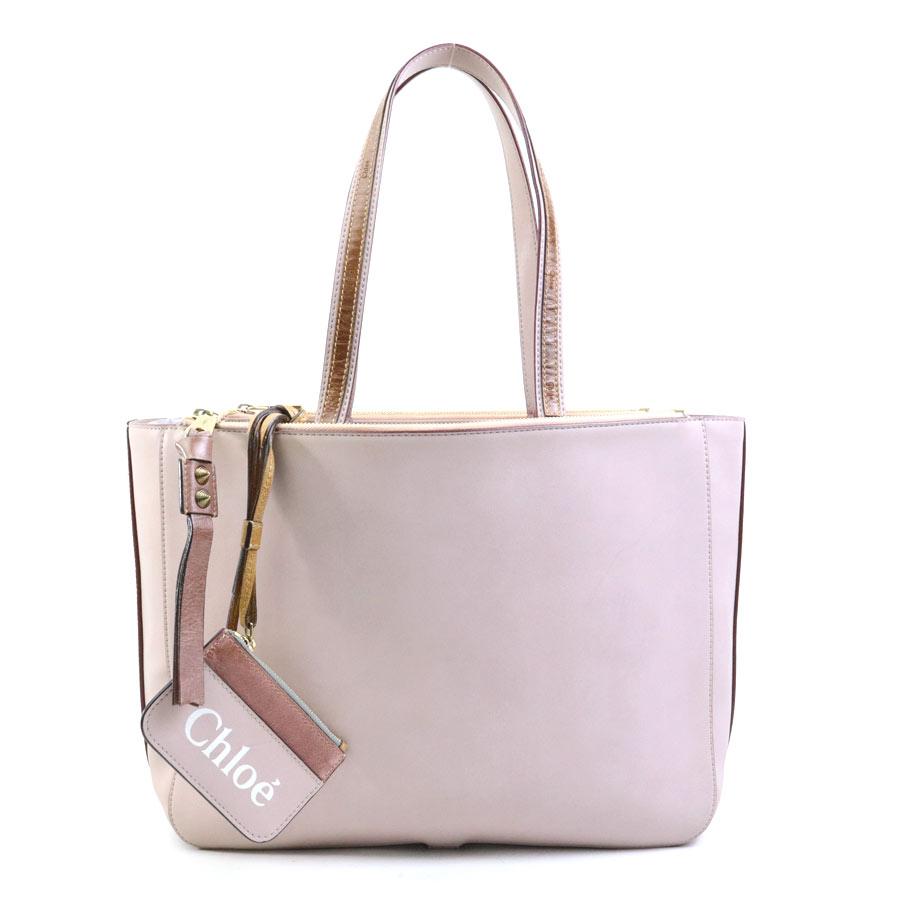Chloe ピンクレザーショルダーバッグ エテル ハンドバッグ ショルダー