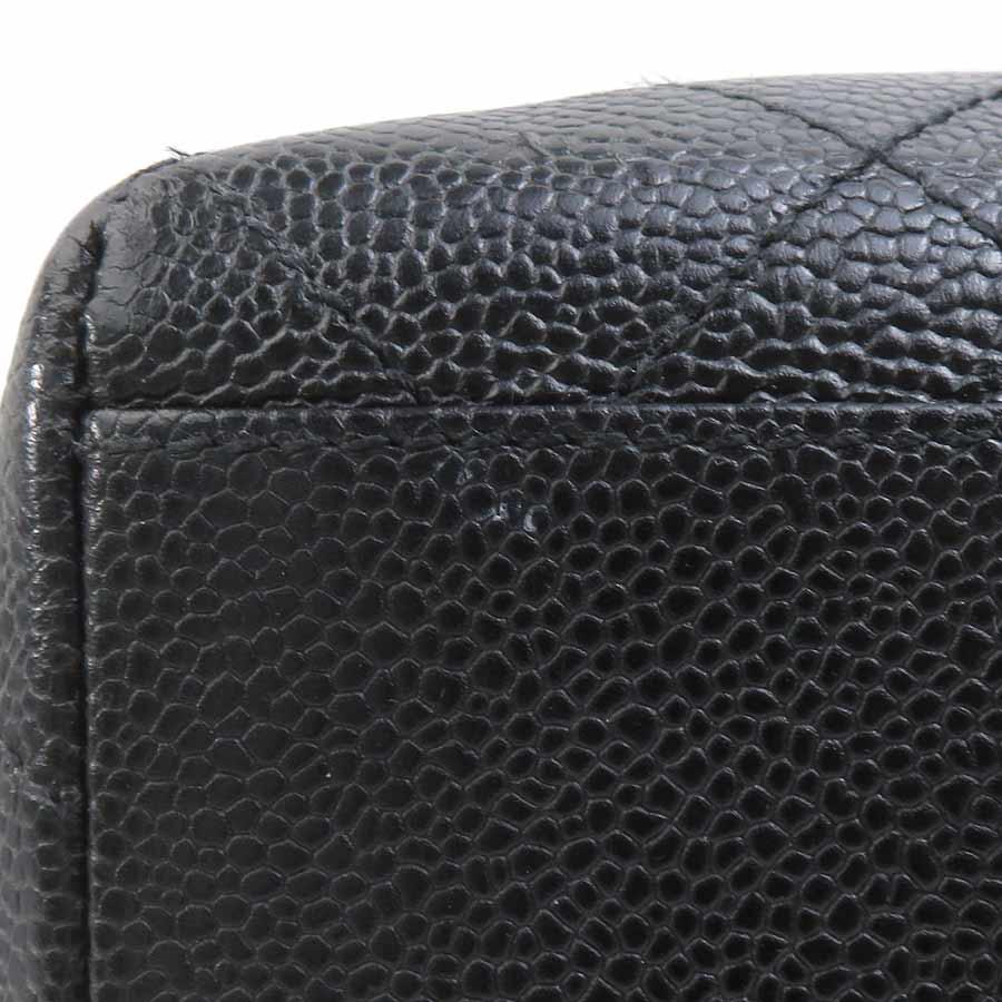 CHANEL（シャネル） ショルダーバッグ キャビアスキンレザー ブラック