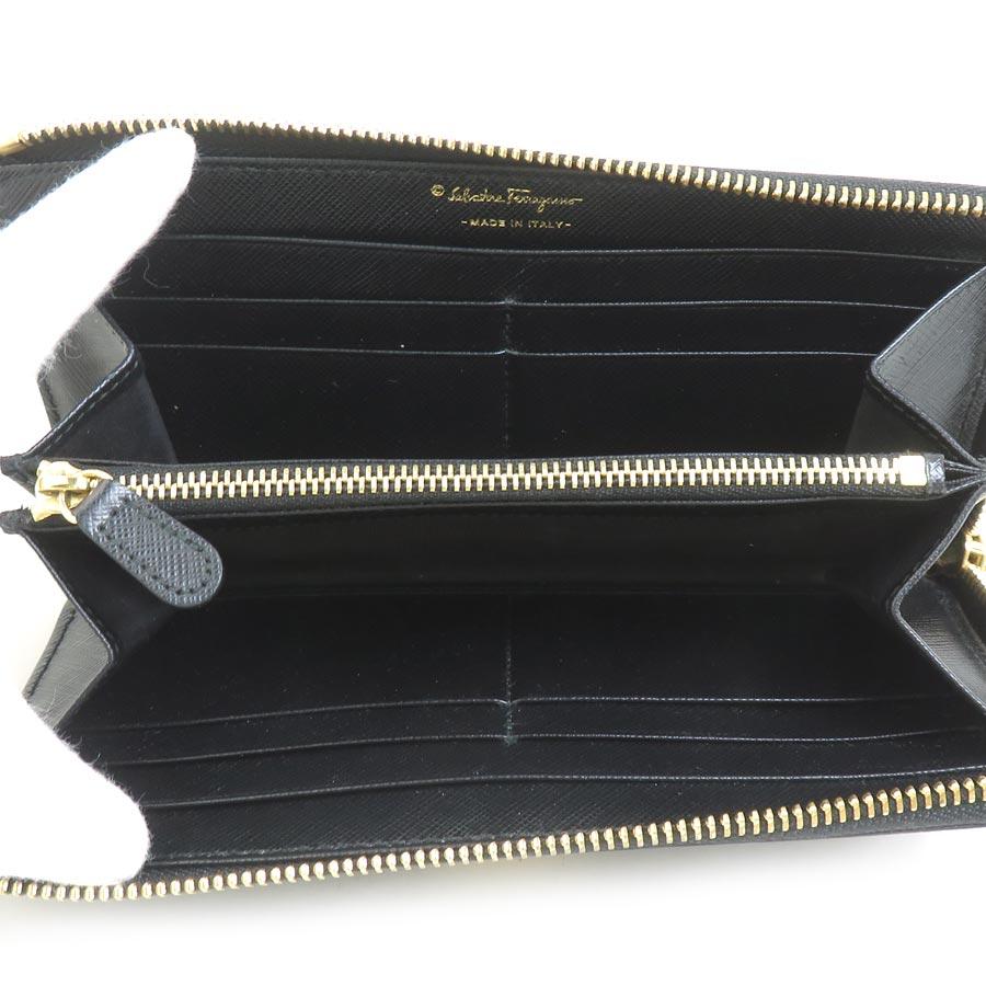 サルヴァトーレフェラガモ Salvatore Ferragamo ラウンドファスナー長