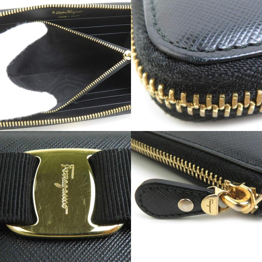 サルヴァトーレフェラガモ Salvatore Ferragamo ラウンドファスナー長