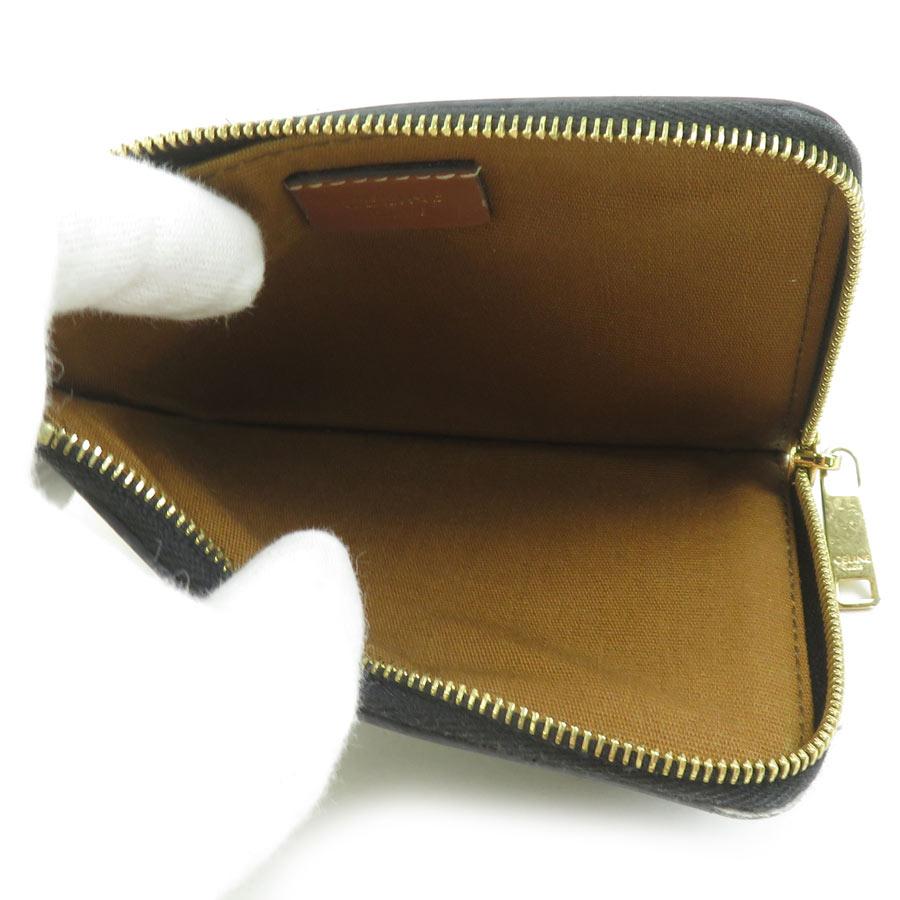 セリーヌ CELINE コインケース トリオンフ PVCコーティングキャンバス ブラック | CELINE | 02