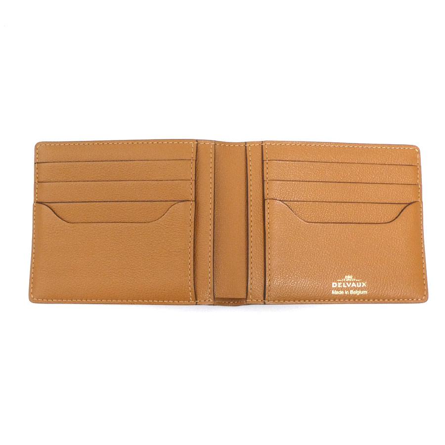 DELVAUX デルヴォー 札入れ リヴレ ウォレット レザー キャメル