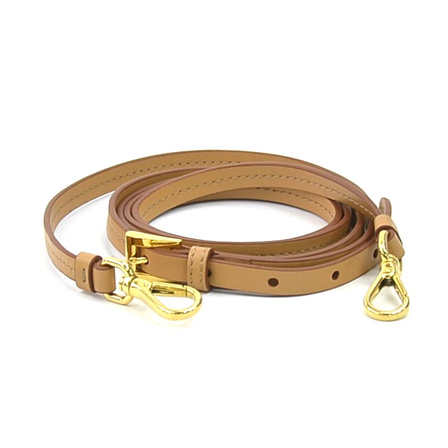 プラダ PRADA ショルダーバッグ クロシェ ミニポーチ レザー/ビスコース ベージュ レディース 1NR015 送料無料【中古】 h31454a PRADA（プラダ） ショルダーバッグ クロシェ ミニポーチ レザー/ビス