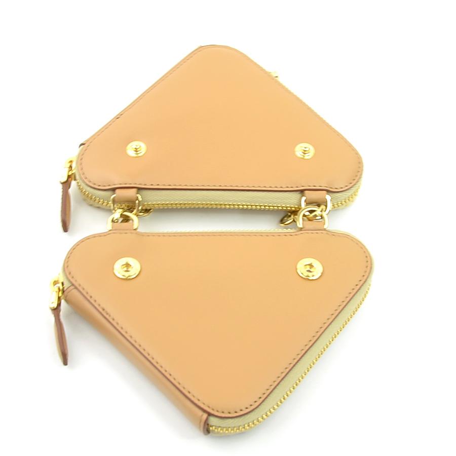 PRADA（プラダ） ショルダーバッグ クロシェ ミニポーチ レザー/ビス