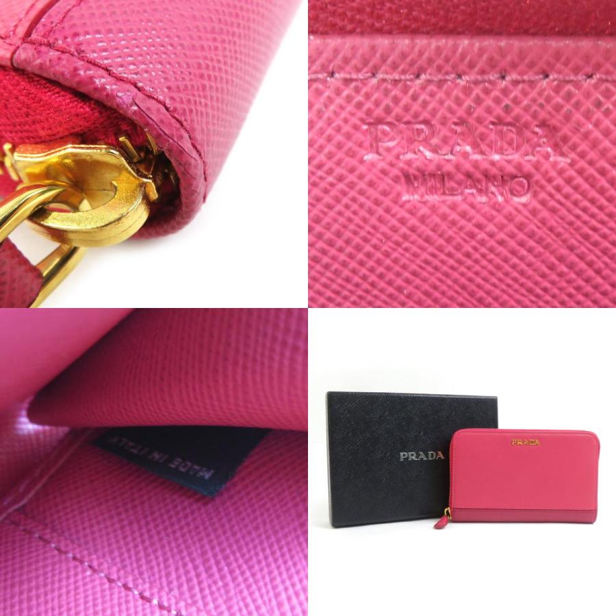 PRADA（プラダ） コインケース コンパクトウォレット レザー ピンク