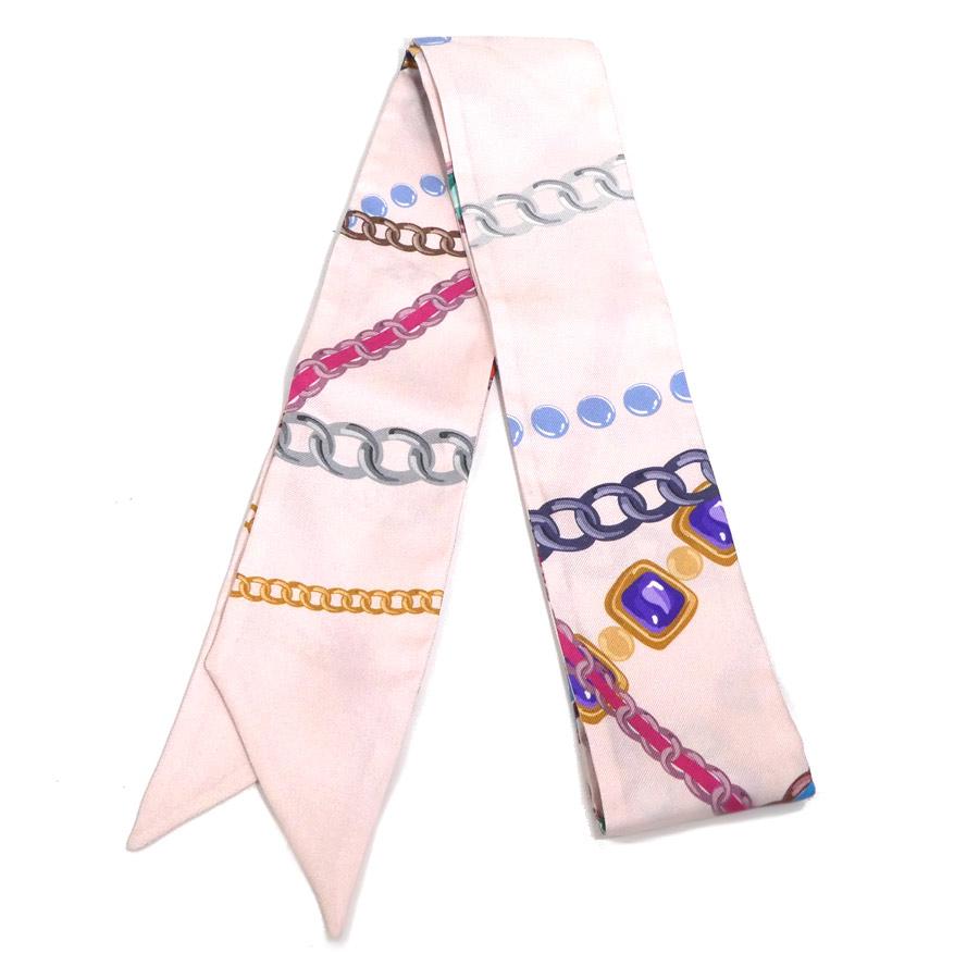 CHANEL シャネル スカーフ ツイリー リボンスカーフ シルク