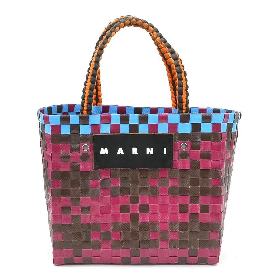 MARNI（マルニ） ハンドバッグ ジャージーハンドルバスケット