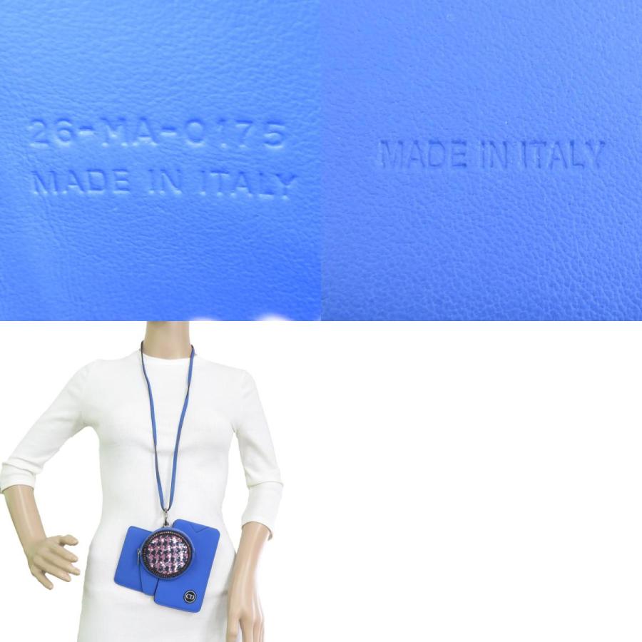 クリスチャンディオール Christian Dior ポーチ ネックポーチ レザー  