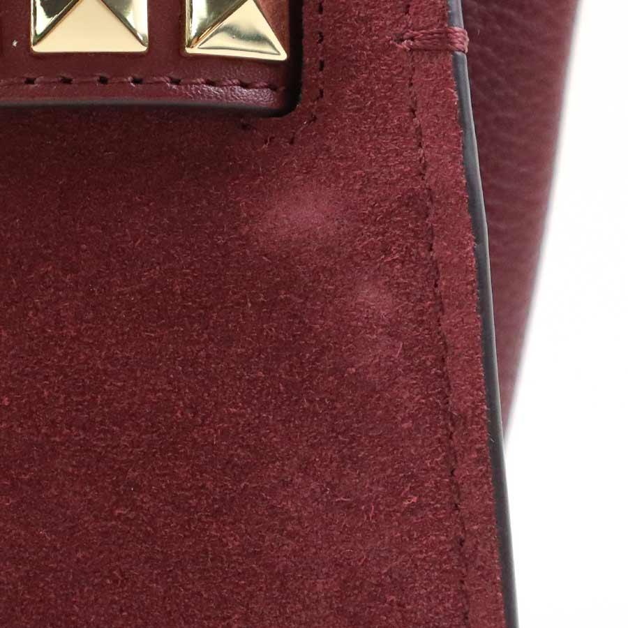マイケルコース Michael Kors ショルダーバッグ レザー/スエード ボルドー レディース 送料無料【中古】 h31579a MICHAEL KORS（マイケルコース） ショルダーバッグ レザー/スエード