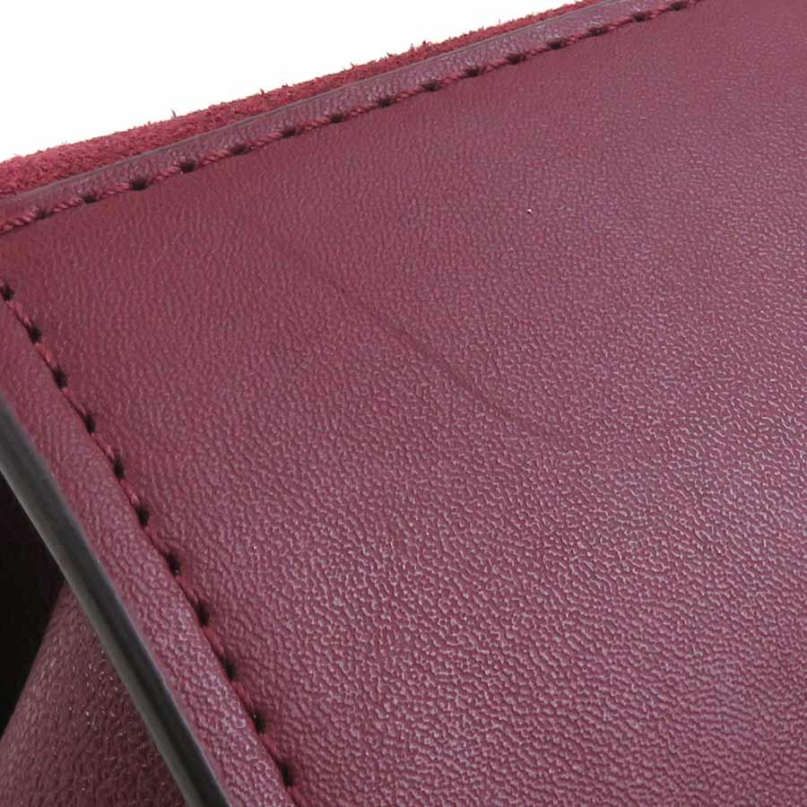 マイケルコース Michael Kors ショルダーバッグ レザー/スエード ボルドー レディース 送料無料【中古】 h31579a MICHAEL KORS（マイケルコース） ショルダーバッグ レザー/スエード