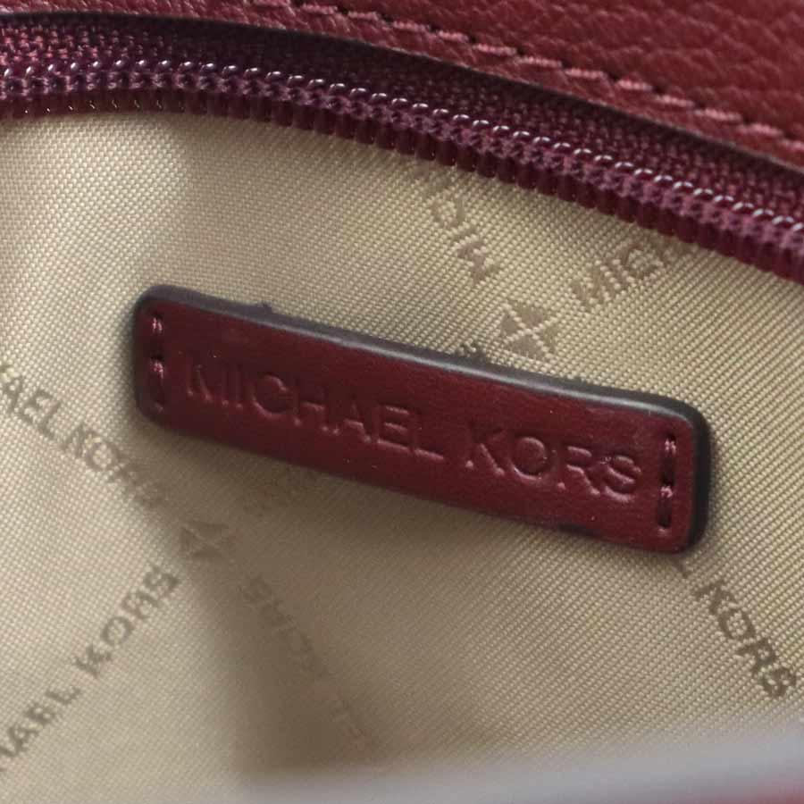 マイケルコース Michael Kors ショルダーバッグ レザー/スエード ボルドー レディース 送料無料【中古】 h31579a MICHAEL KORS（マイケルコース） ショルダーバッグ レザー/スエード