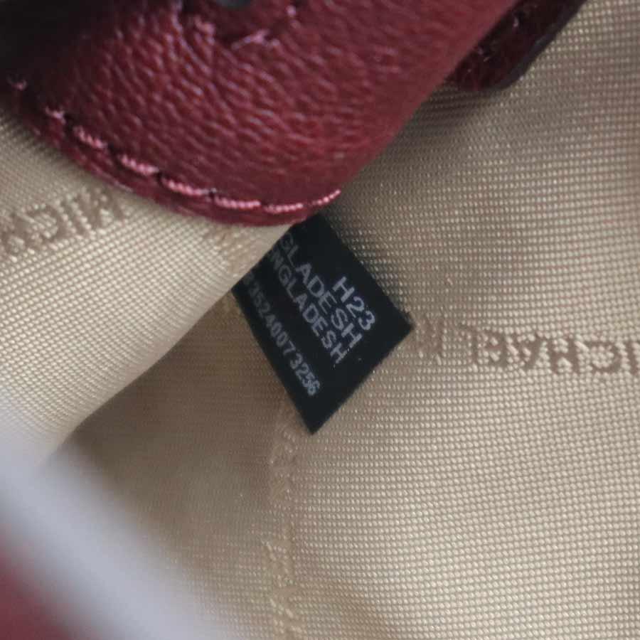 マイケルコース Michael Kors ショルダーバッグ レザー/スエード ボルドー レディース 送料無料【中古】 h31579a MICHAEL KORS（マイケルコース） ショルダーバッグ レザー/スエード