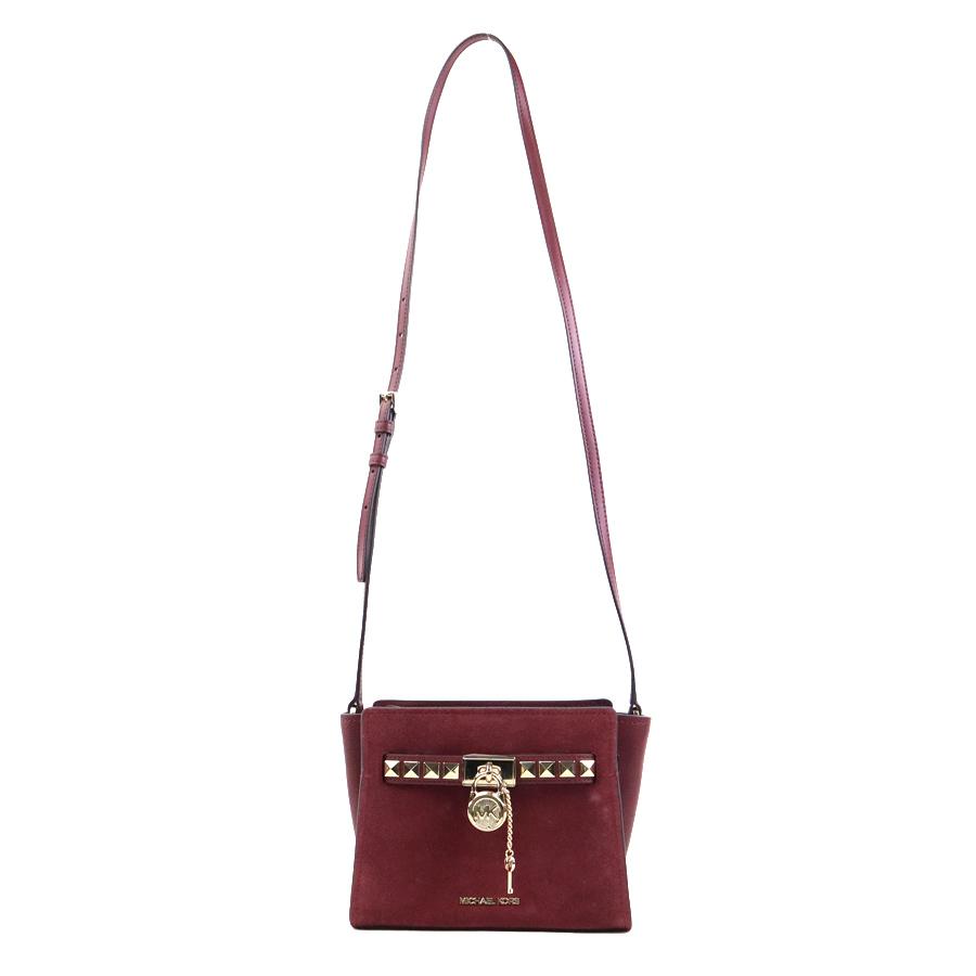 マイケルコース Michael Kors ショルダーバッグ レザー/スエード ボルドー レディース 送料無料【中古】 h31579a MICHAEL KORS（マイケルコース） ショルダーバッグ レザー/スエード