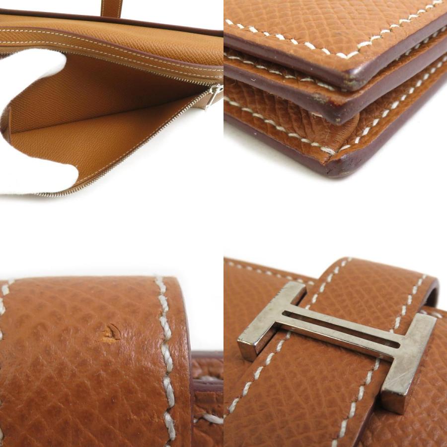 HERMES エルメス 二つ折り長財布 ベアンスフレ ヴォーエプソン  