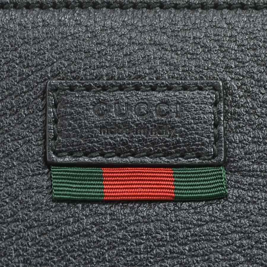 GUCCI（グッチ） ショルダーバッグ クラッチバッグ レザー ブラック