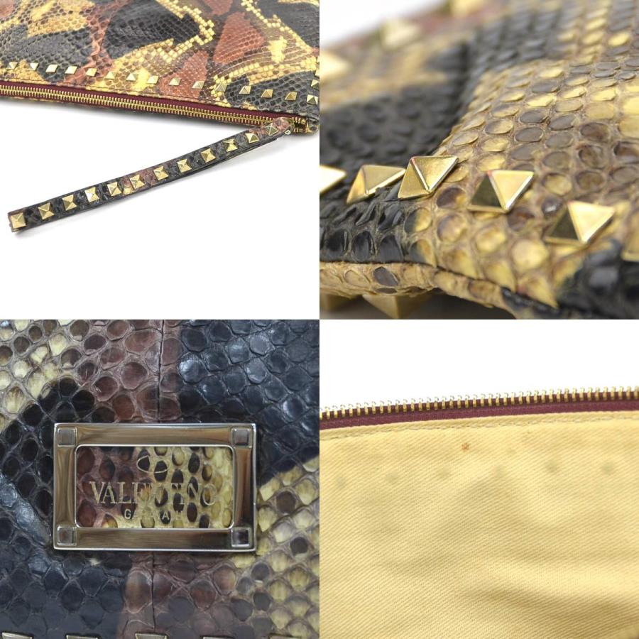 Valentino Garavani ヴァレンティノ ガラヴァーニ クラッチバッグ マルチカラー 14072 ユニセックス【中古】 h31633a ヴァレンティノ ガラヴァーニ Valentino Garavani クラッチバッグ
