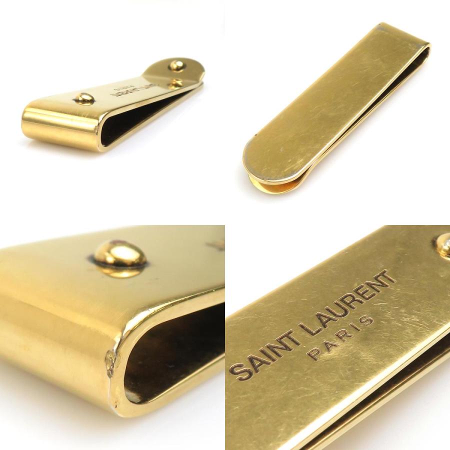SAINT LAURENT サンローラン メタル ゴールド マネークリップ サンローラン SAINT LAURENT マネークリップ メタル ゴールド