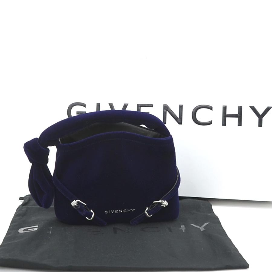 ジバンシィ GIVENCHY ハンドバッグ ナノ ヴォワイユー ベルベット 