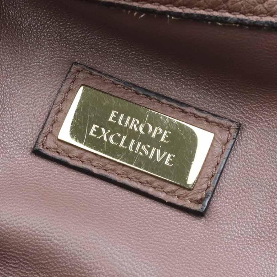 グッチ GUCCI ハンドバッグ ショルダーバッグ パイソン ピンクブラウン