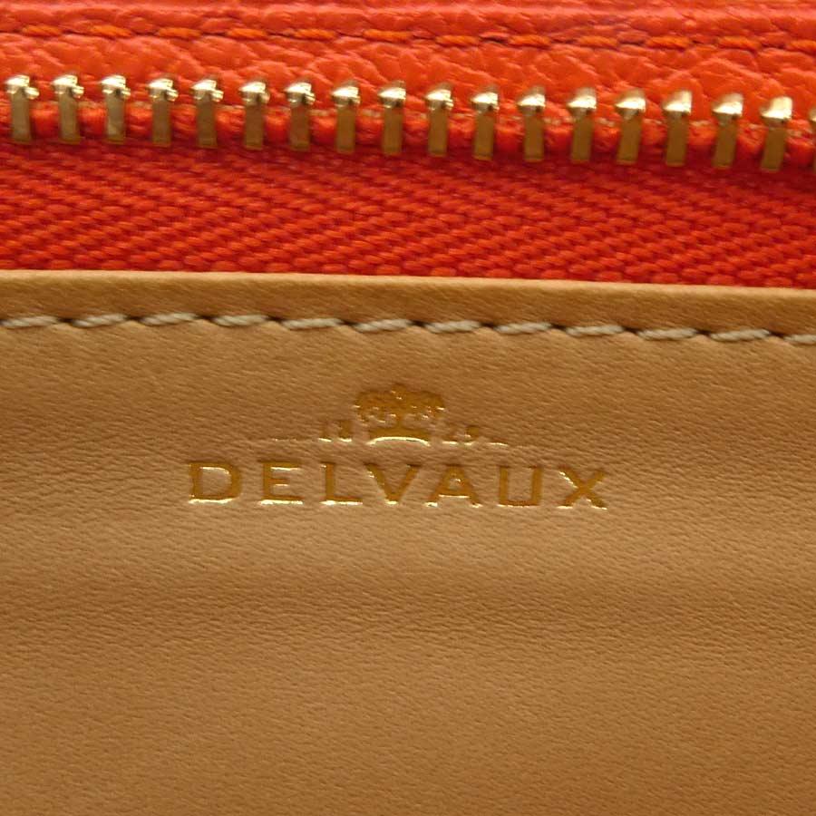デルヴォー DELVAUX 長財布 レザー オレンジ レディース 送料無料【中古】 h31710a デルヴォー DELVAUX 長財布 レザー オレンジ : ブランドバリュー