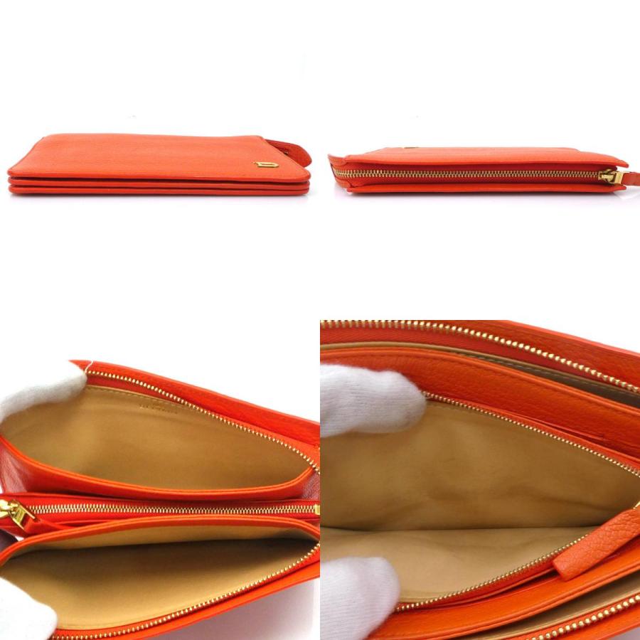 DELVAUX デルヴォー 長財布 オレンジ 14062 レディース【中古】 h31710a デルヴォー DELVAUX 長財布 レザー オレンジ : ブランドバリュー
