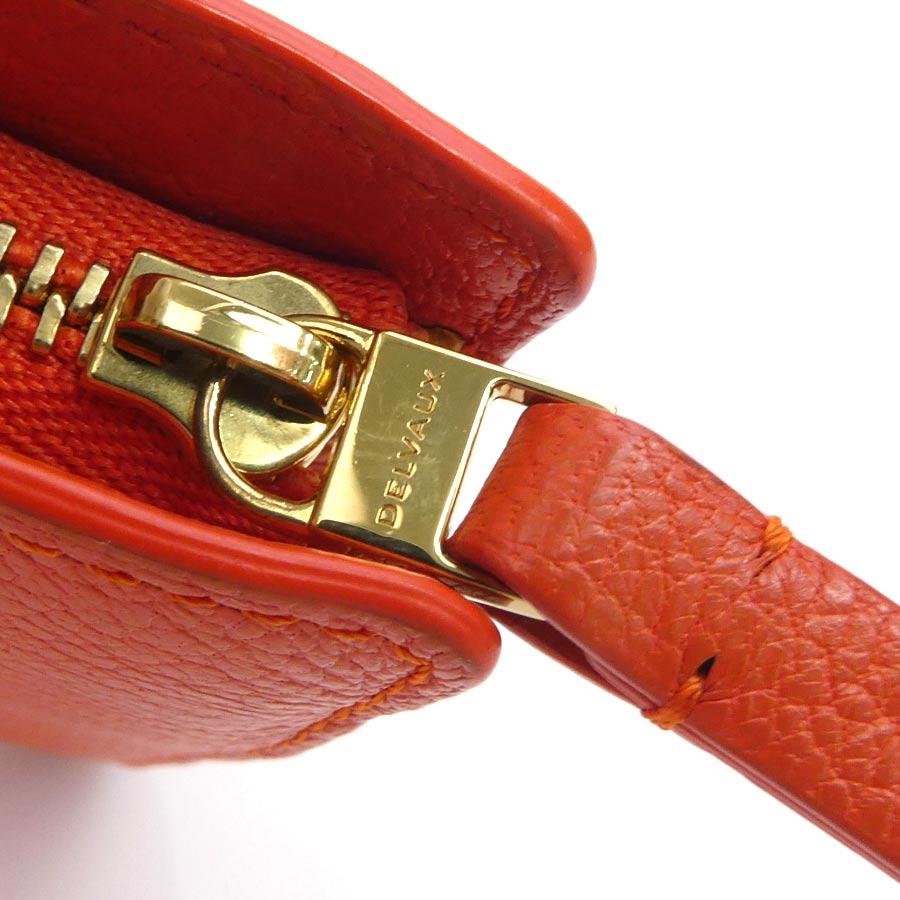 デルヴォー DELVAUX 長財布 レザー オレンジ レディース 送料無料【中古】 h31710a デルヴォー DELVAUX 長財布 レザー オレンジ : ブランドバリュー