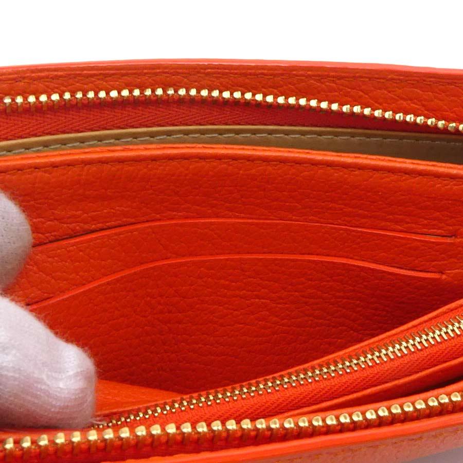 デルヴォー DELVAUX 長財布 レザー オレンジ レディース 送料無料【中古】 h31710a デルヴォー DELVAUX 長財布 レザー オレンジ : ブランドバリュー