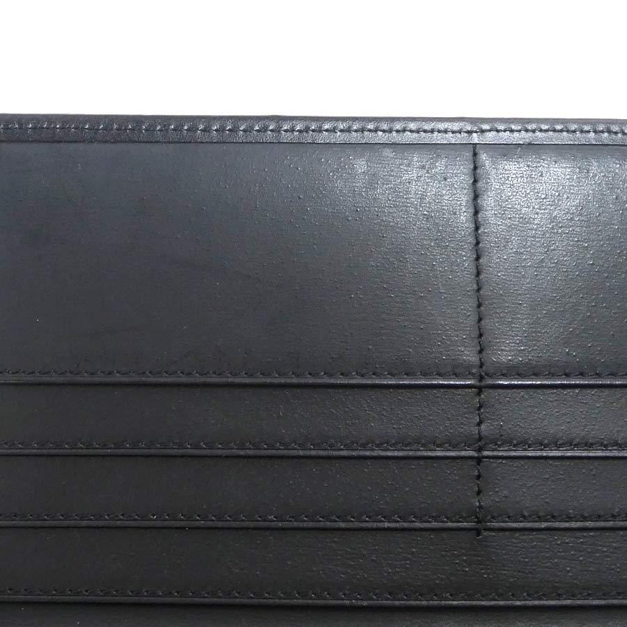 Cartier（カルティエ） 二つ折り長財布 レザー ブラック : ブランド