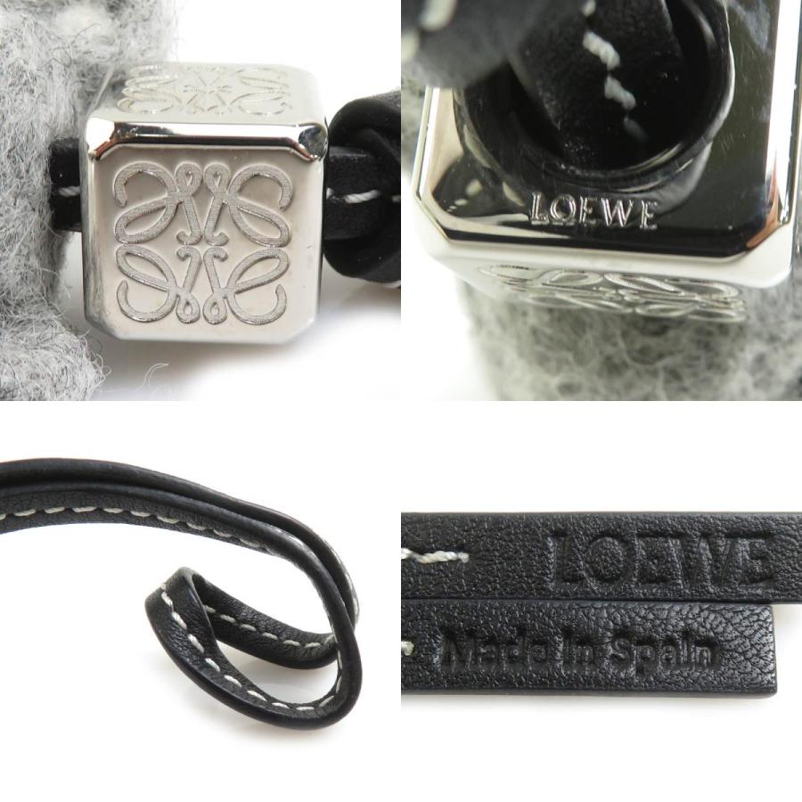 LOEWE（ロエベ） チャーム コアラ フェルト/レザー/メタル グレー