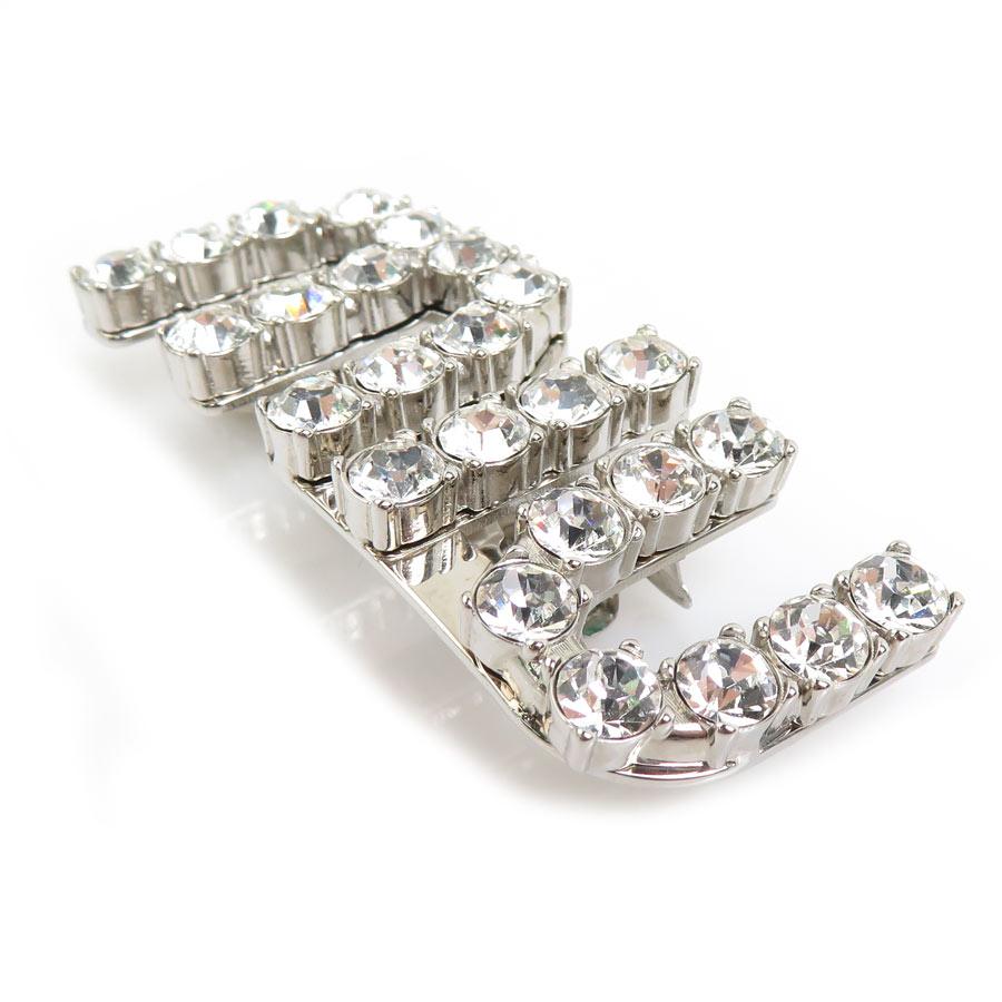 ✨現行・人気色✨MIUMIU バレッタ ラインストーン ピンク シルバー ✨現行・人気色✨MIUMIU バレッタ ラインストーン ピンク シルバー