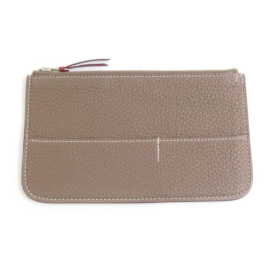 HERMES（エルメス） 長財布 ドゴンGM トゴ トスカ×エトゥープ