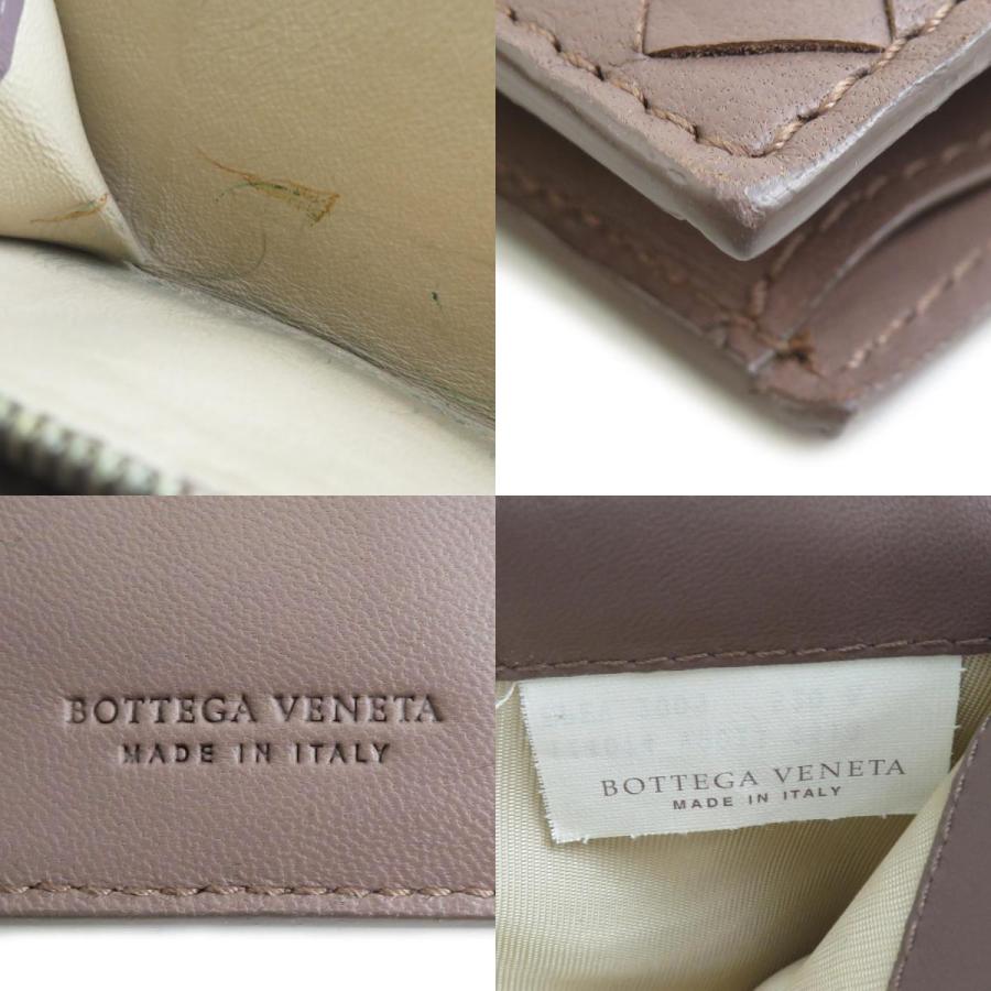 て*き様 BOTTEGA VENETA ブラウン レザー イントレチャート 二つ