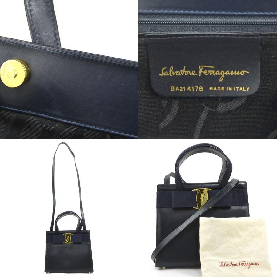 サルヴァトーレフェラガモ ハンドバッグ トートバッグ レザー 本革 リボン 黒 楽天市場】Salvatore Ferragamo サルヴァトーレフェラガモ トート