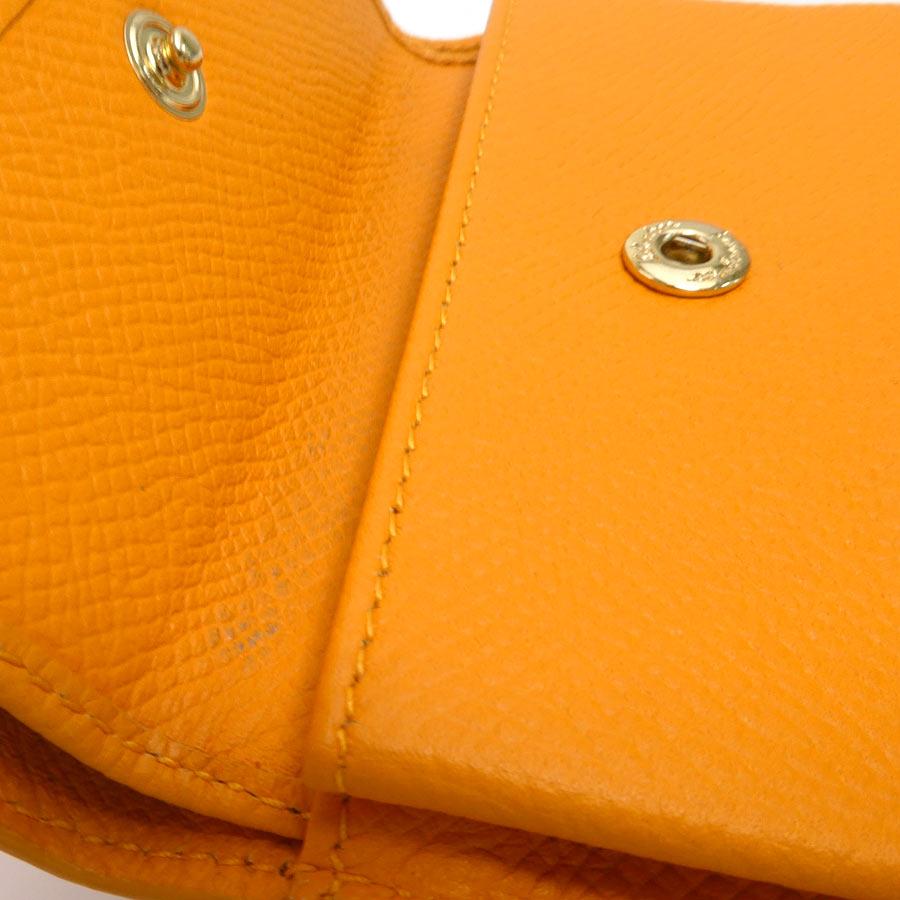 サルヴァトーレフェラガモ Salvatore Ferragamo 二つ折り財布 ガンチーニ レザー オレンジ レディース 送料無料【中古】 h31838b brandvalue-store_h31838b